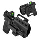 product variation GRITR OMNI IWB/OWB Ambidextrous Kydex Holster Fits Smith & Wesson EZ/Equalizer image