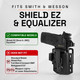 product variation GRITR OMNI IWB/OWB Ambidextrous Kydex Holster Fits Smith & Wesson EZ/Equalizer image