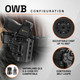 product variation GRITR OMNI IWB/OWB Ambidextrous Kydex Holster Fits Smith & Wesson Shield/Shield Plus image