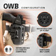 product variation GRITR OMNI IWB/OWB Ambidextrous Kydex Holster Fits Taurus TX 22 image