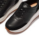 product variation Open Box (Damaged package): FITFLOP F-Mode Leather/Suede Flatform Sneakers, Color: Black, Size: 9 (FR1-001-070) image