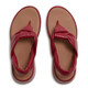 product variation Open Box (Damaged package): FITFLOP F-Mode Knot Soft-Leather Back-Strap Sandals, Color: Burnt Berry, Size: 11 (A2A-D47-090) image