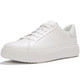 product variation Open Box (Damaged package): FITFLOP Rtg Leather Lace Up Trainers, Color: Urban White, Size: 8.5 (ABW-194-065) image