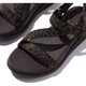 product variation Open Box (Damaged package): FITFLOP F-Mode Go Leopard Adjust.  Webbing Z-Strap Sandals, Color: Chocolate Mix, Size: 6 (E6O-D20-040) image