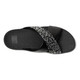 product variation Open Box (Damaged package): FITFLOP Lulu Crystal-Mix  Metallic Cross Slides, Color: All Black, Size: 9 (JL1-090-070) image
