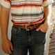 product variation HOOEY Gambler Leather Belt - Brown/Black image
