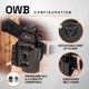 product variation GRITR OMNI IWB/OWB Ambidextrous Kydex Holster - TL1C Required, Fits Glock, Sig, S&W & More image