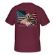 product variation DRAKE Americana Lab T SS Tawny Port Shirt (DT0311-TWP) image