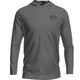 product variation DRAKE The Graphic LS T Circle Mallard Graphite Heather Hoodie (DT8916-GPH) image