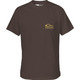 product variation DRAKE Waterfowl Watercolor Mallard Chocolate Brown T-Shirt (DT9901-CBR) image