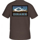 product variation DRAKE Marsh Flight Chocolate Brown T-Shirt (DT9906-CBR) image