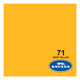 SAVAGE UNIVERSAL 86in x 12Yd Widetone Deep Yellow Seamless Paper (71-86)