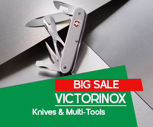 graphic, Victorinox knife displayed on a metallic tabletop, text, Not Just a Blade, But a Legend – Victorinox Returns with a Wide Selection