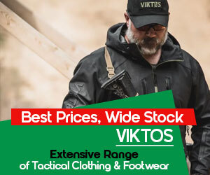 Graphic, person in VIKTOS tactical gear, text, Gear Up with VIKTOS Tactical Clothing & Footwear - Best Prices, Wide Stock
