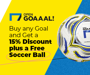 Buy any Goal and Get a 15% Discount plus a Free Soccer Ball