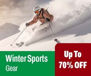 winter sports gear - up to 70% OFF