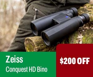 Zeiss Conquest HD Bino - $200 OFF