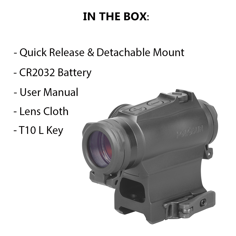 HOLOSUN Military Grade Micro Red Dot Sight HS515GM