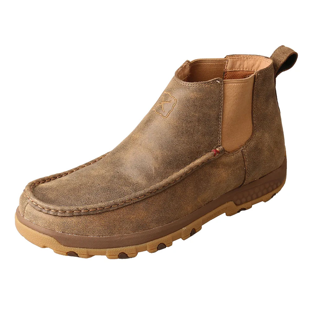 TWISTED X Mens 4in Double Gore Driving Moc with CellStretch