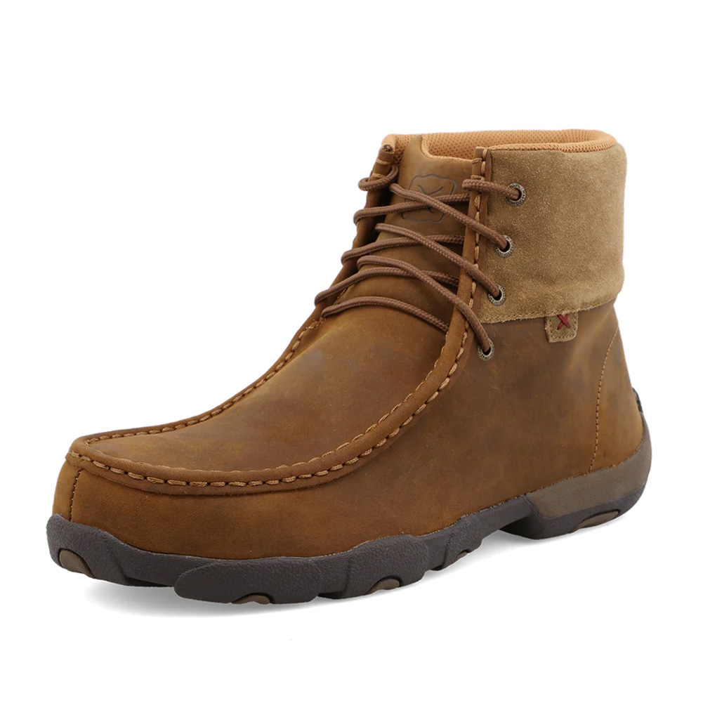 TWISTED X Mens Driving Moc 6in Work Shoe MDMAL01