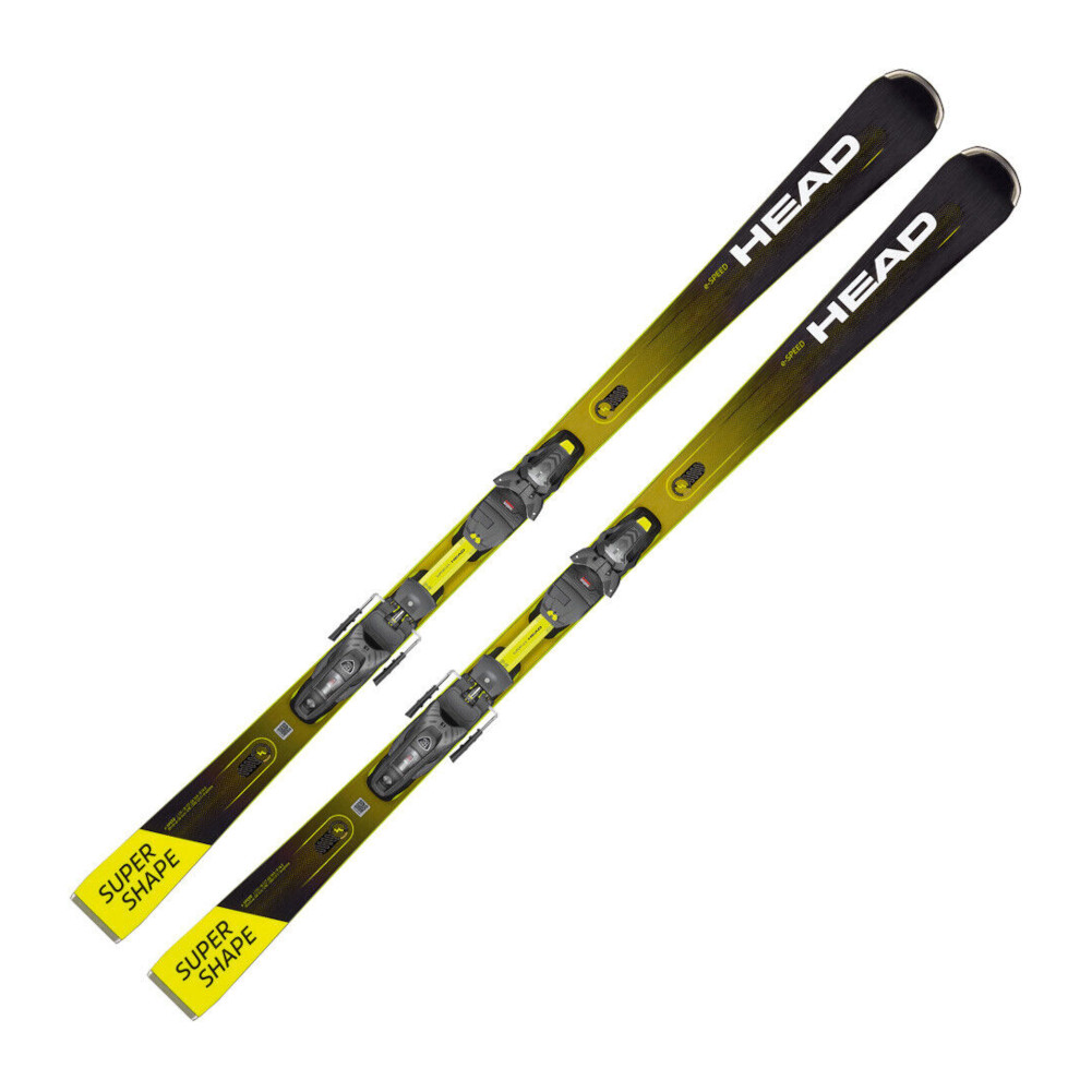 HEAD Unisex Supershape e-Speed Performance Ski with Protector PR