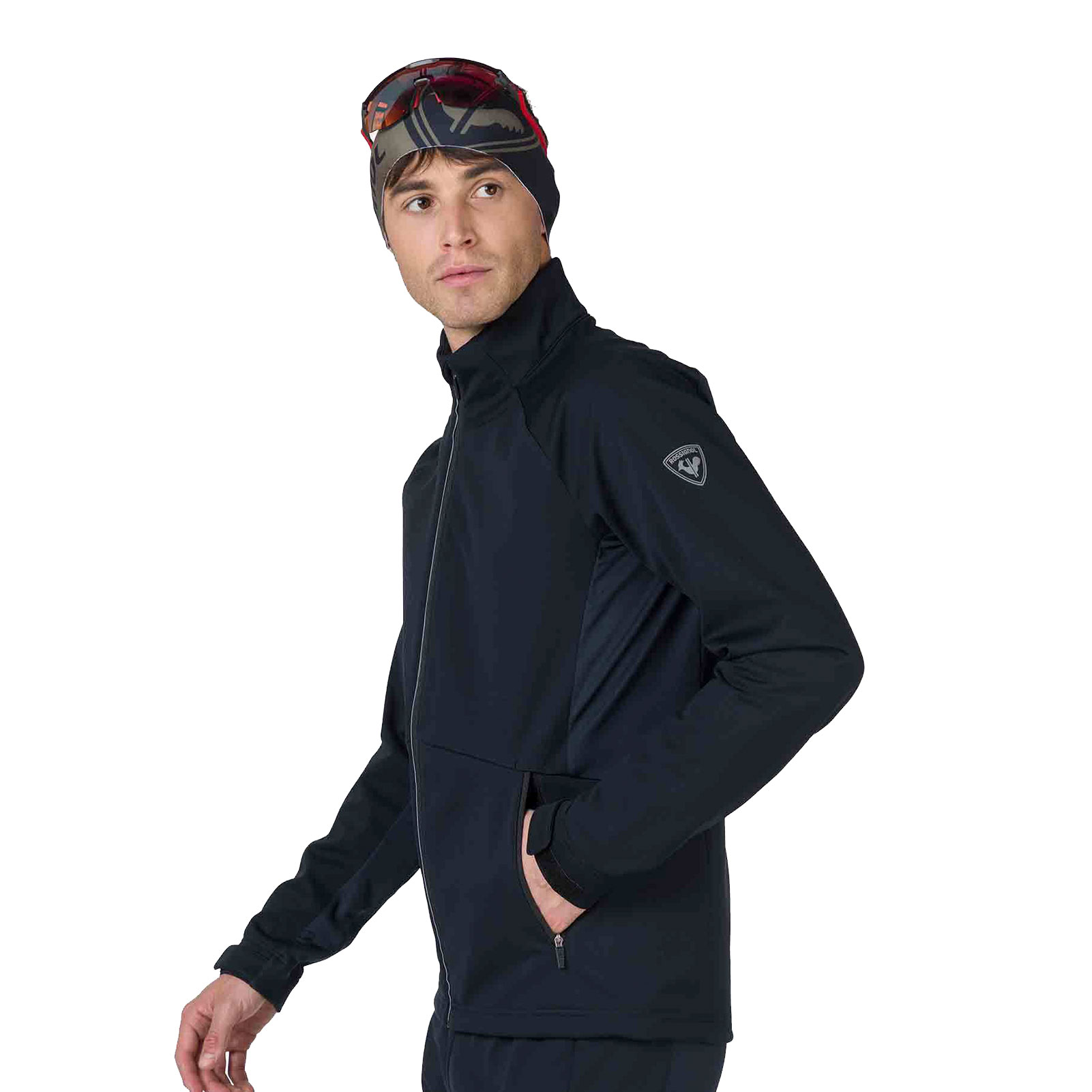 ROSSIGNOL Men Softshell Black Jacket RLMMJ21-200