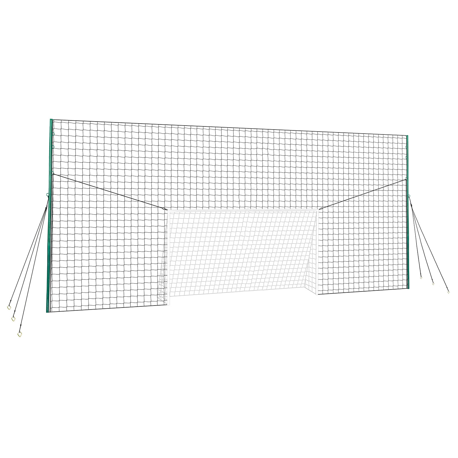 OPEN GOAAAL Standard Soccer Goal and Rebounder JX-OGS1