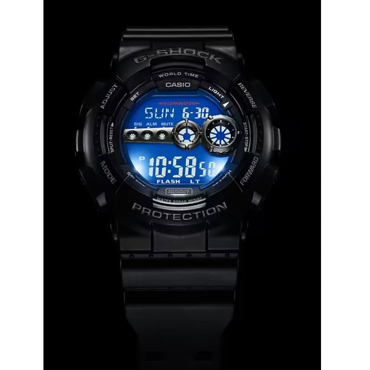 CASIO GD-100 Black Digital Watch GD100-1B