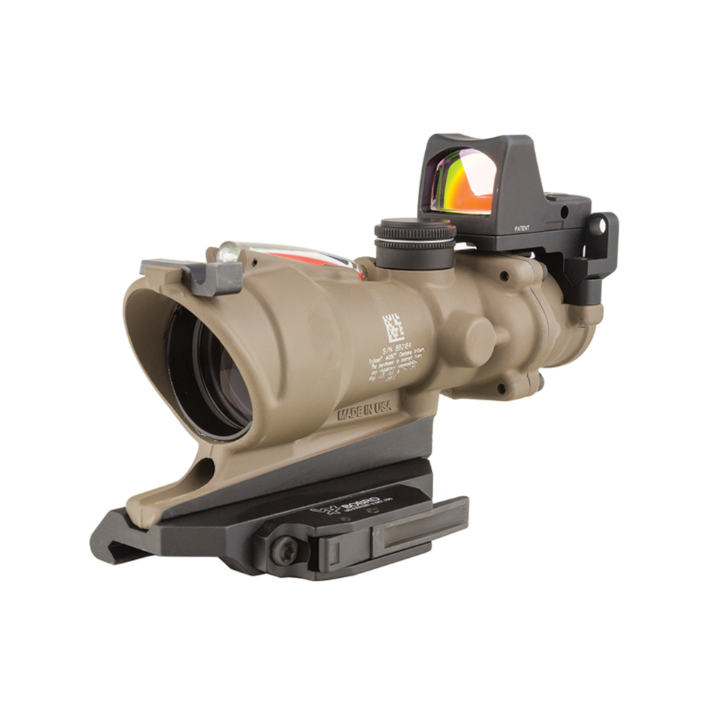 パ*ダ様 Trijicon ACOG TA31 ECOS フルセット ライフルス Trijicon ACOG 4x32 .223 Red Crosshair Dark Earth TA31-ECOS