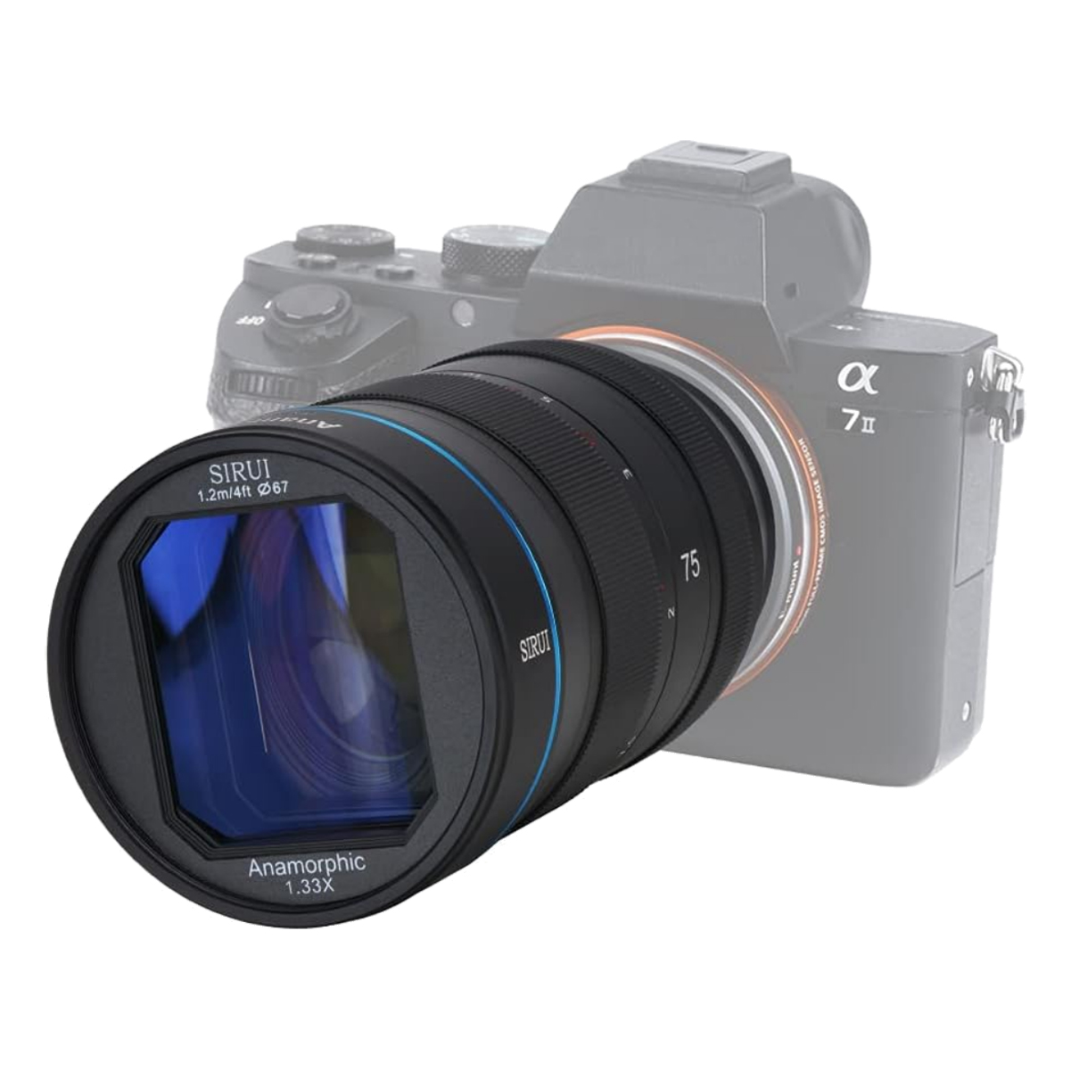 SIRUI 75mm F1_8-F16 1_33x APS-C Anamorphic Lens SR75E