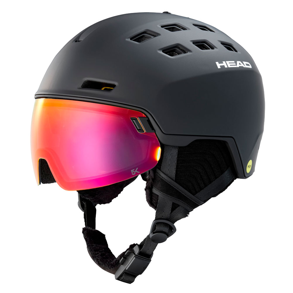 HEAD Radar 5K Mips Visor Black Ski Helmet 323332