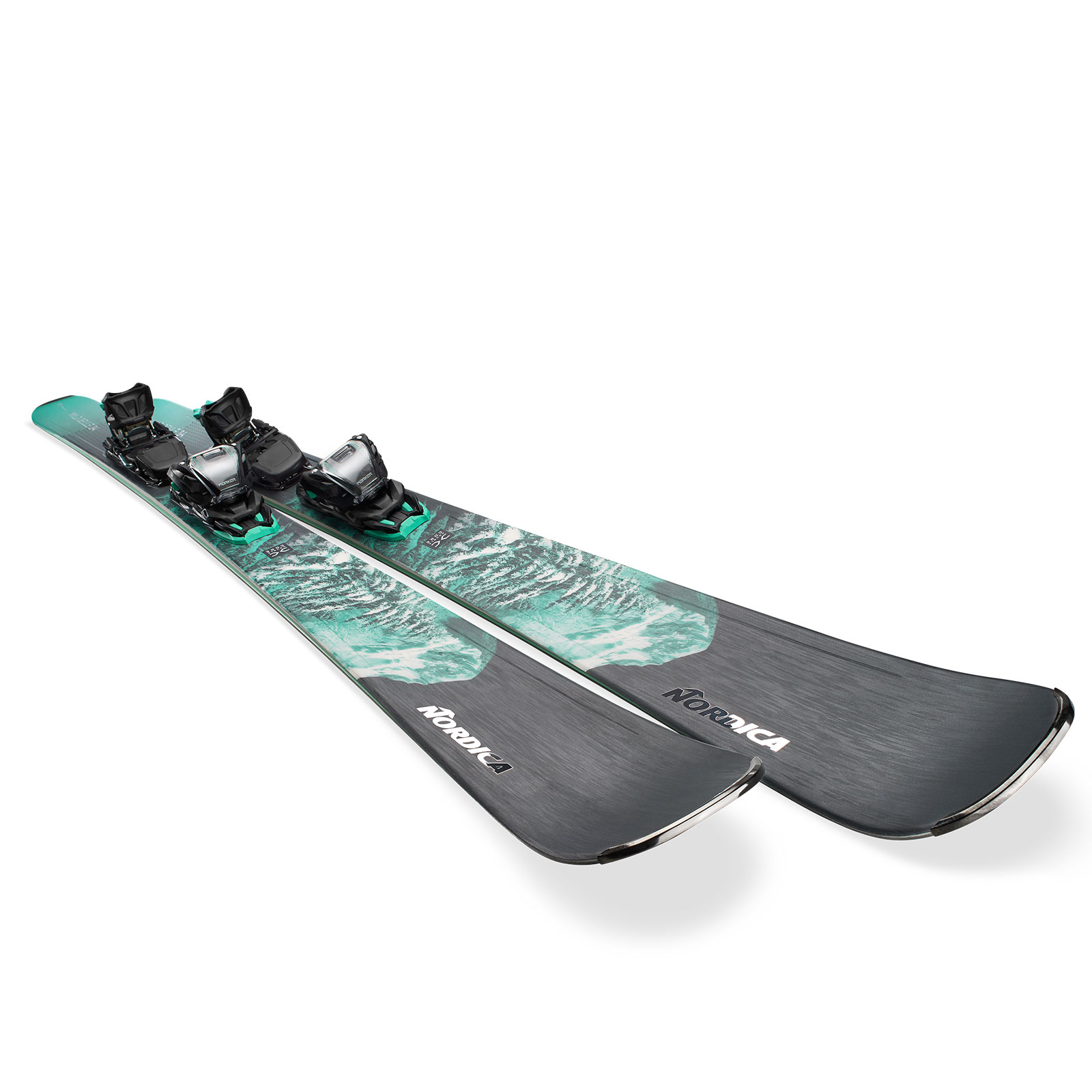 NORDICA Womens Wild Belle DC 84 Teal Skis 0A3552OC001
