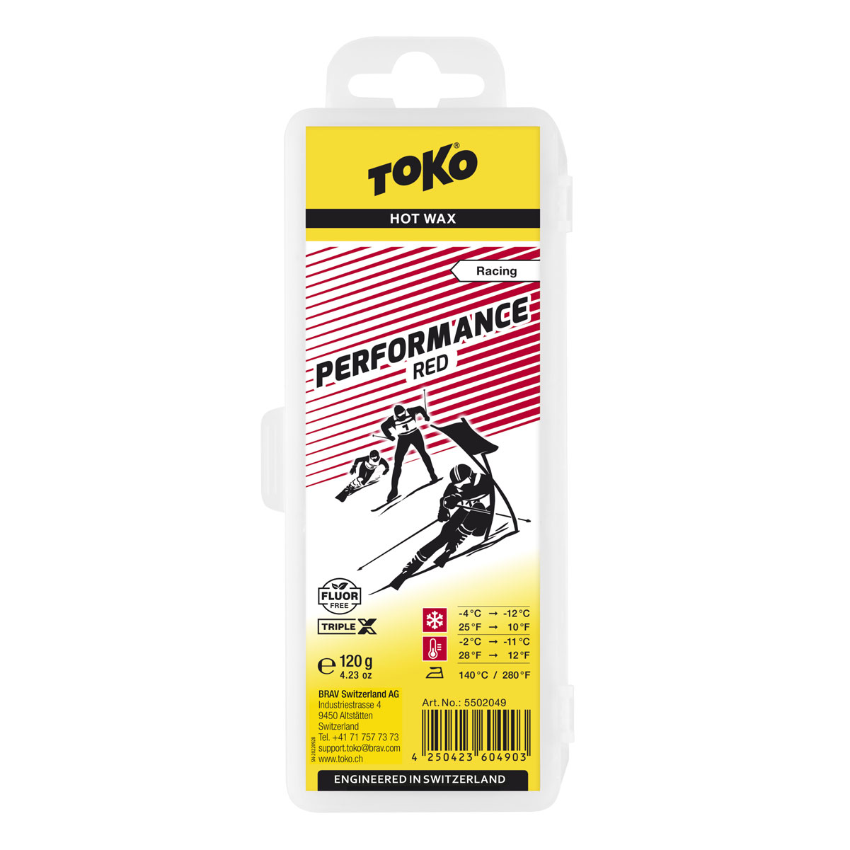 TOKO Performance Red 120g Hot Wax 5502049