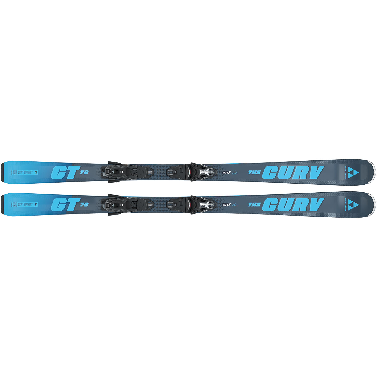 FISCHER The Curv GT 76 Alpine Skis Set P09524 T40621