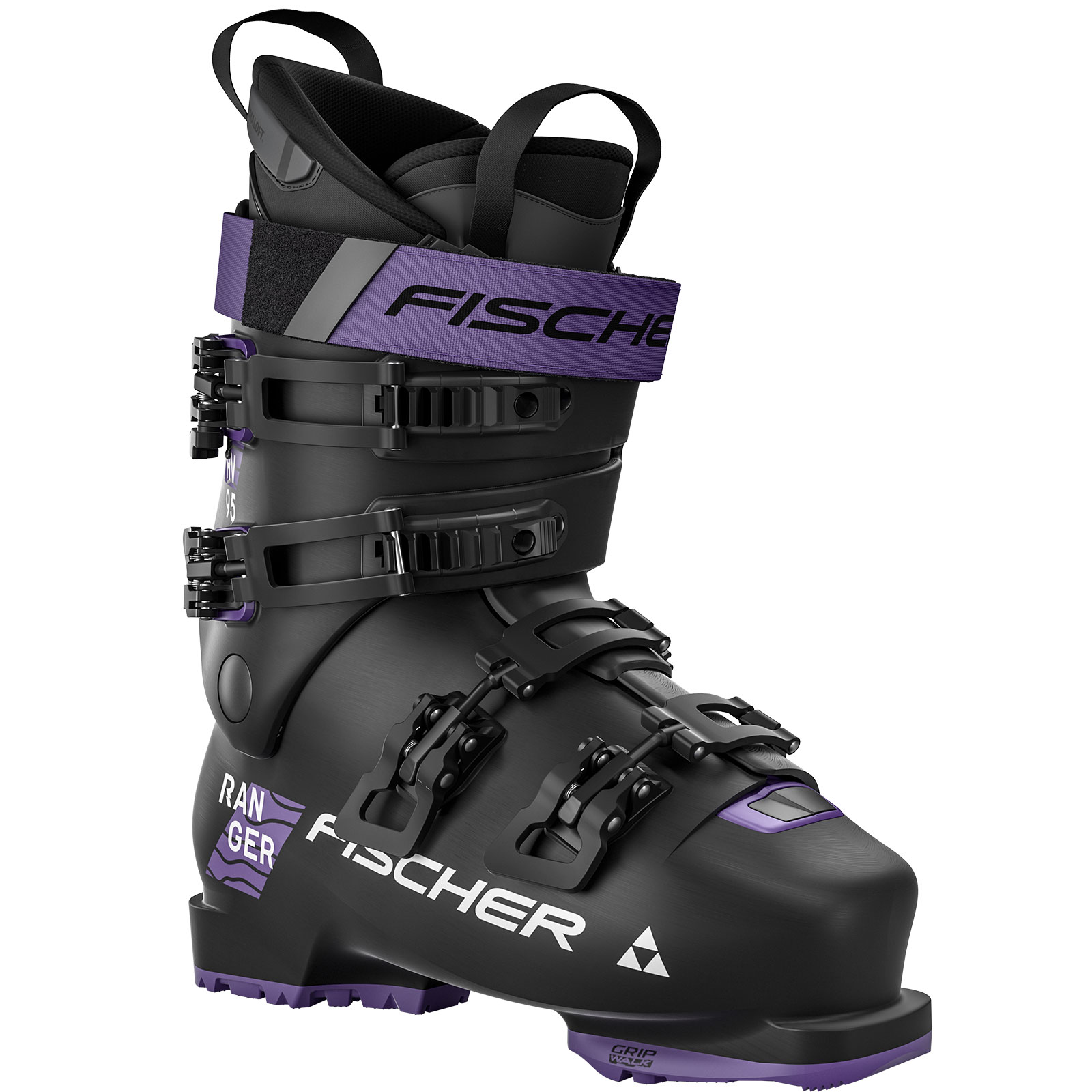 FISCHER Ranger HV 95 Black Alpine Skis Boots U16224
