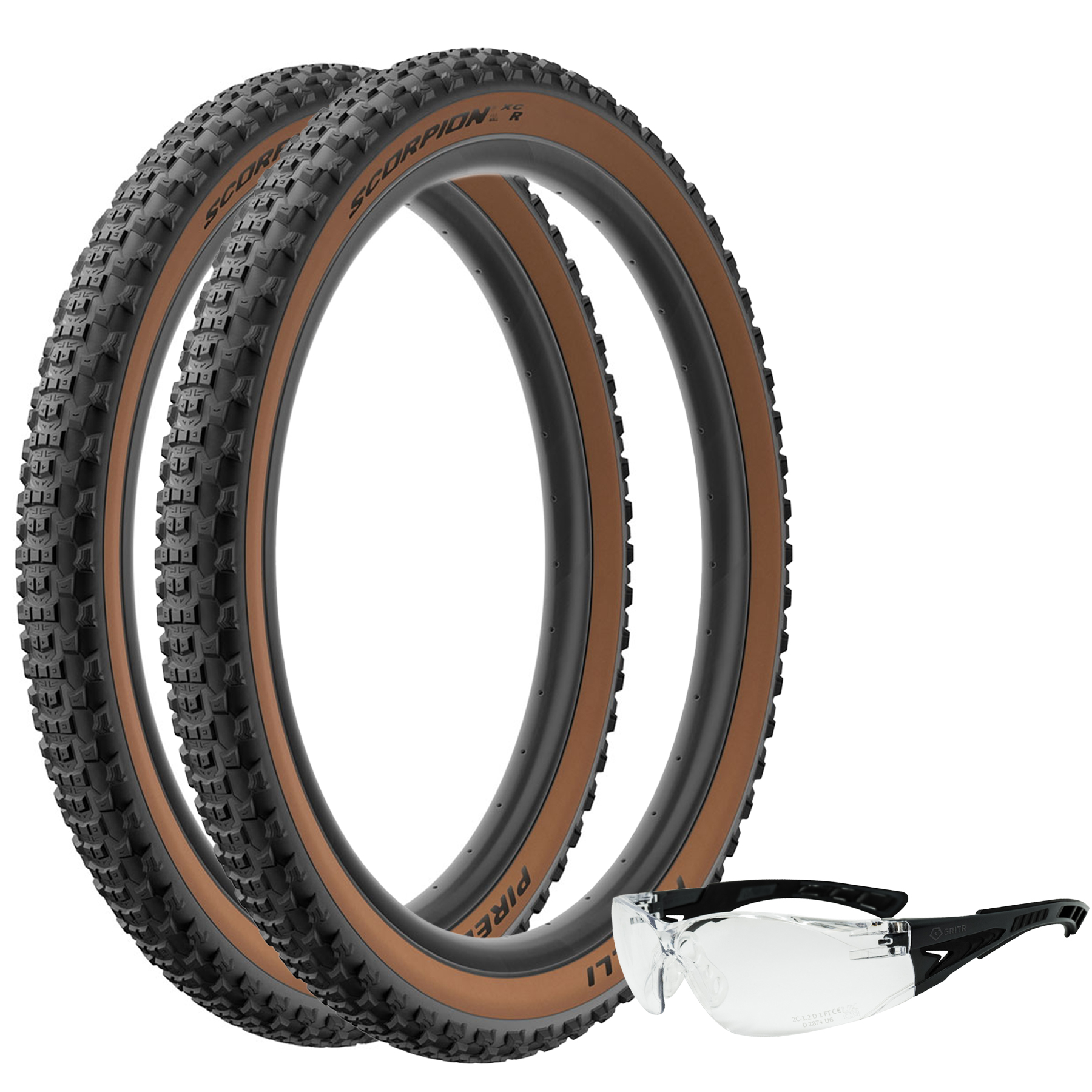 PIRELLI Scorpion XC R 2 Tires and GRITR Glasses