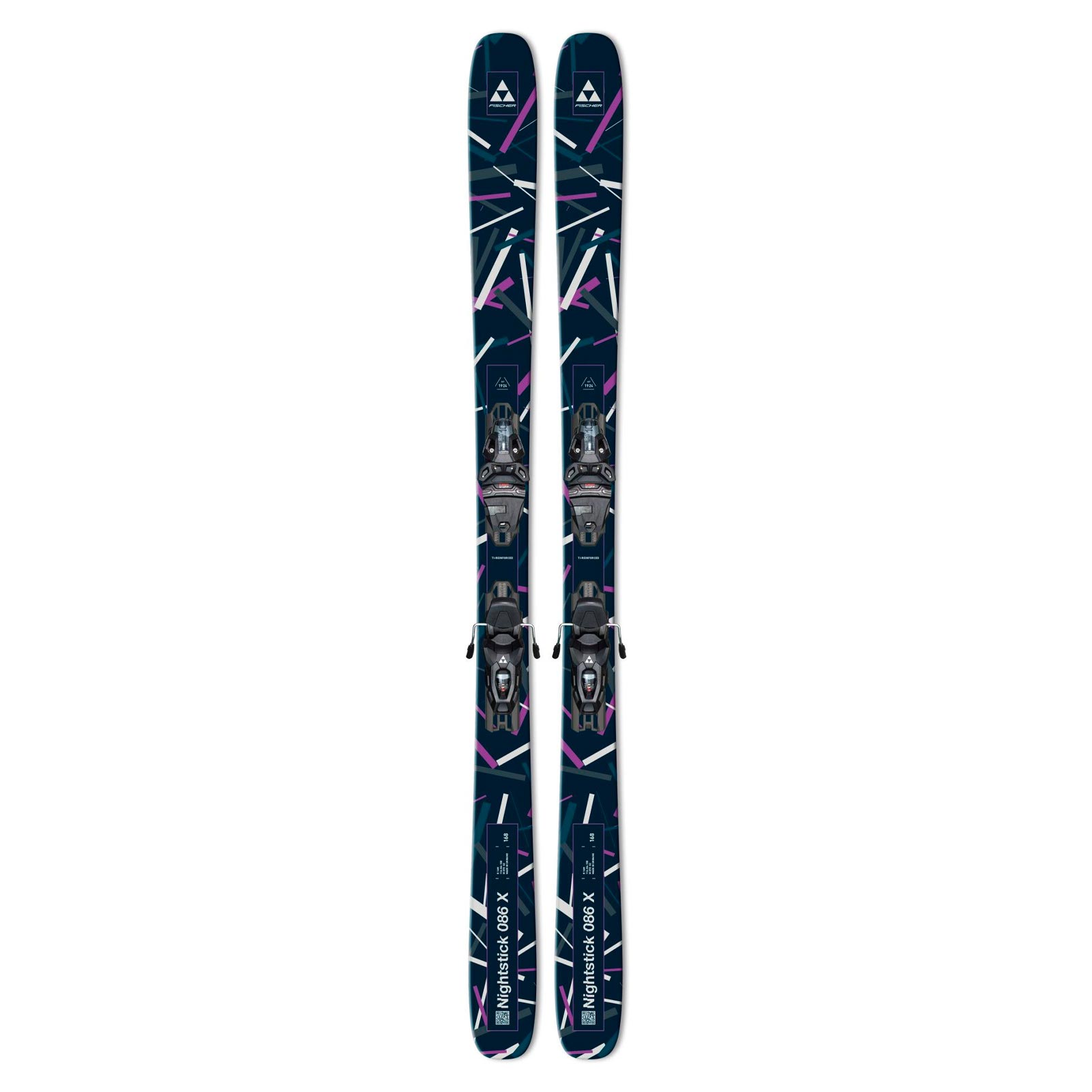 FISCHER Nightstick 86 X Ski with Binding P22325-T40723