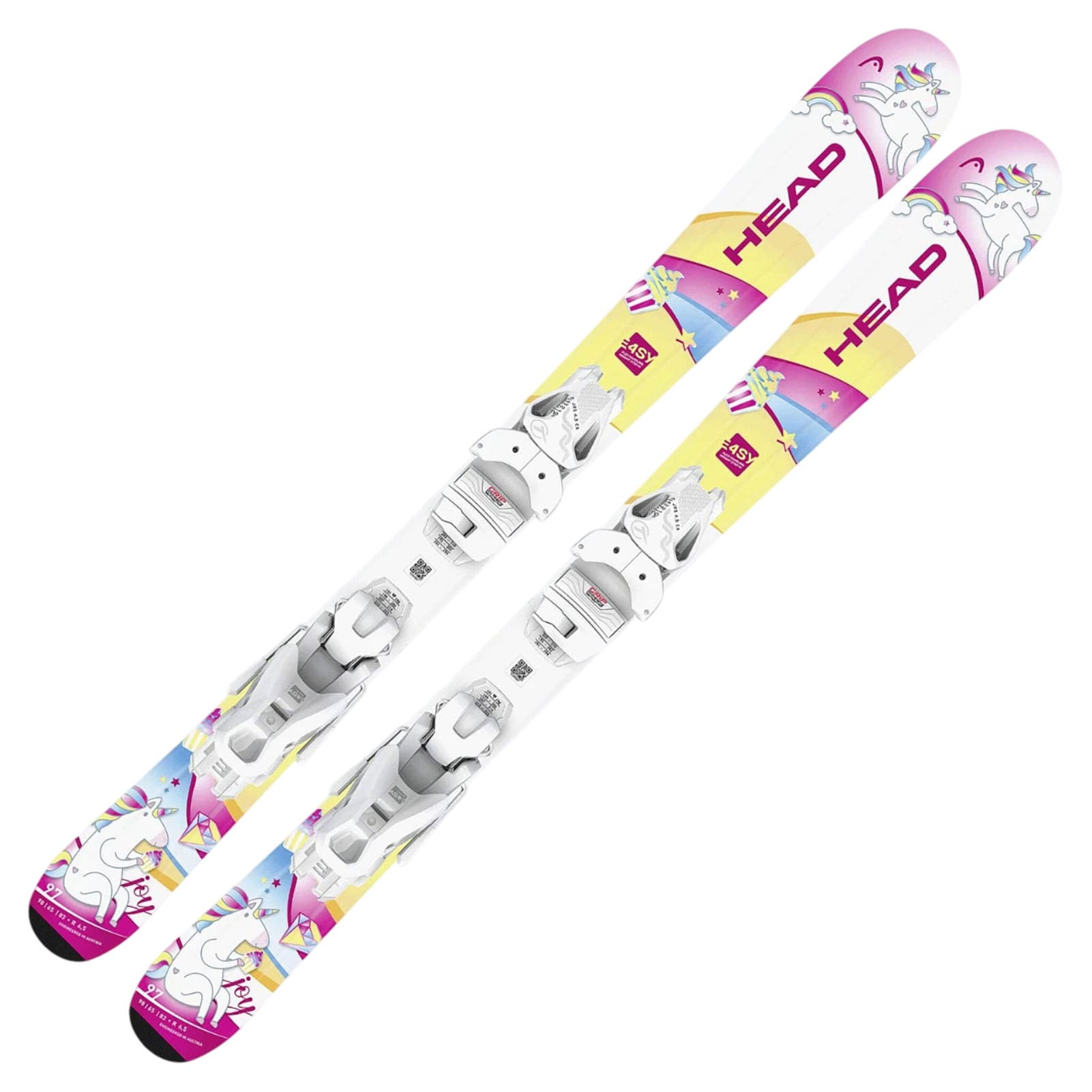 HEAD Jr Unicorn Easy with JRS Ski Set 31457501-114478