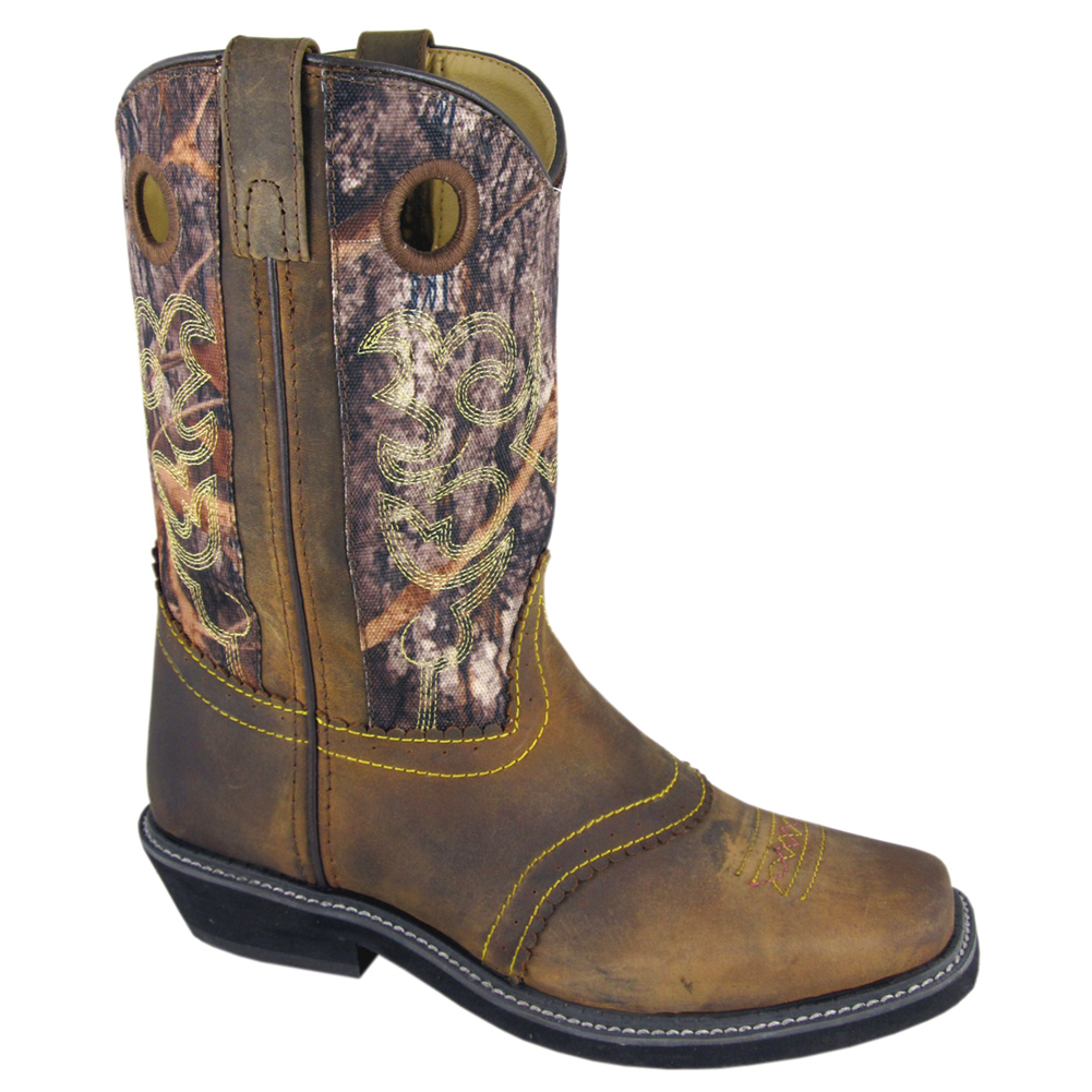 Buy SMOKY MOUNTAIN BOOTS Women's Pawnee Brown Oil Distress/Camo Western Boot (6360) online. Find best prices for Smoky Mountain Boots Boots at GritrOutdoors – an Authorized Smoky Mountain Boots Dealer