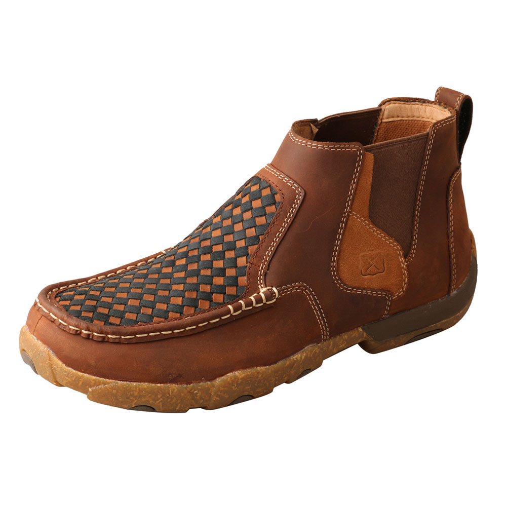 Buy TWISTED X Men's 4in Chelsea Woven Multi and Oiled Saddle Driving Moccasins (MDMG005) online. Find best prices for Twisted X Moccasins at GritrOutdoors – an Authorized Twisted X Dealer