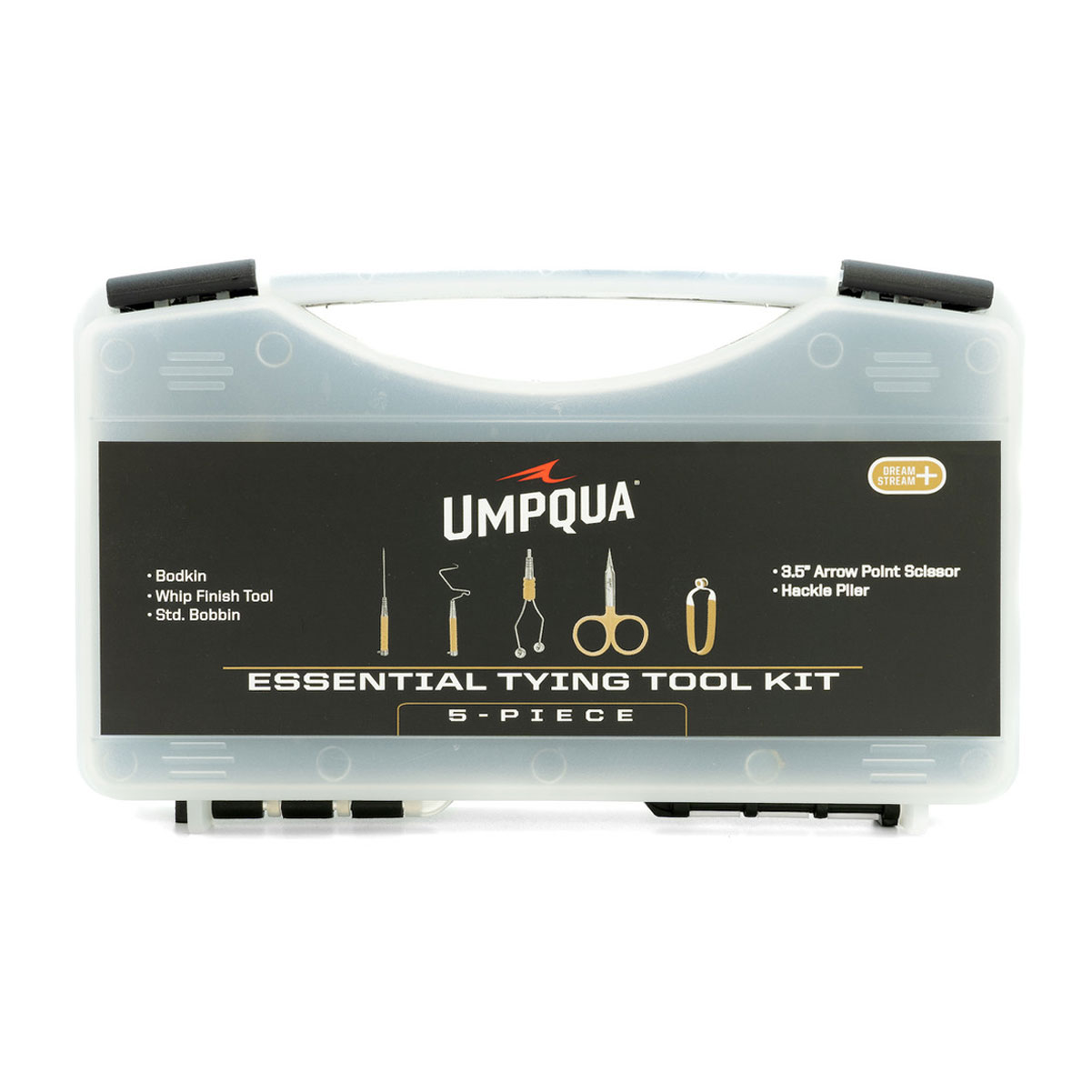 Buy UMPQUA Dreamstream+ 5-Piece Essential Tying Tool Kit online. Find best prices for Umpqua Fly Tying Kits at GritrOutdoors – an Authorized Umpqua Dealer