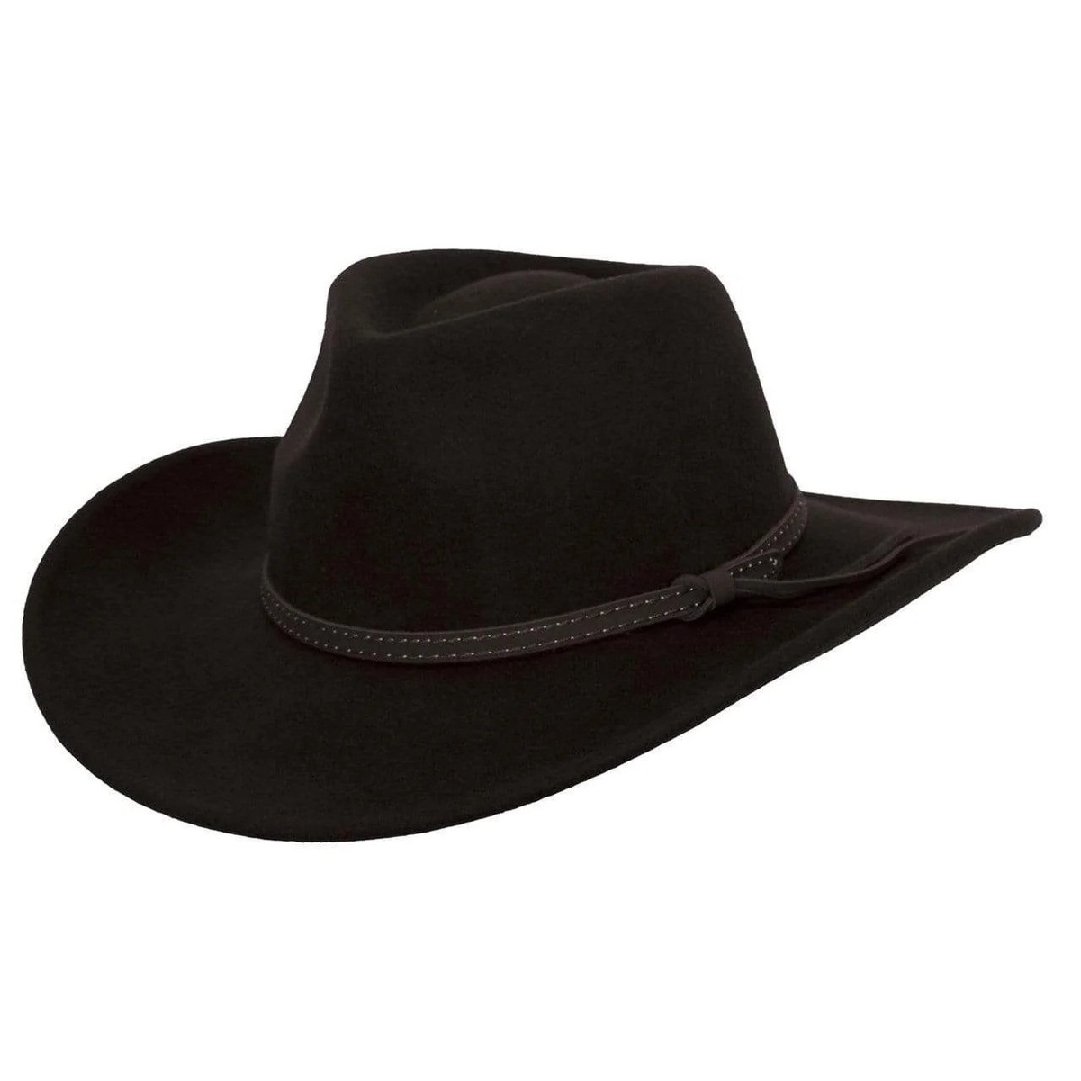 Stetson Hats Mesh Outback Hat for Men up to XXL- Black