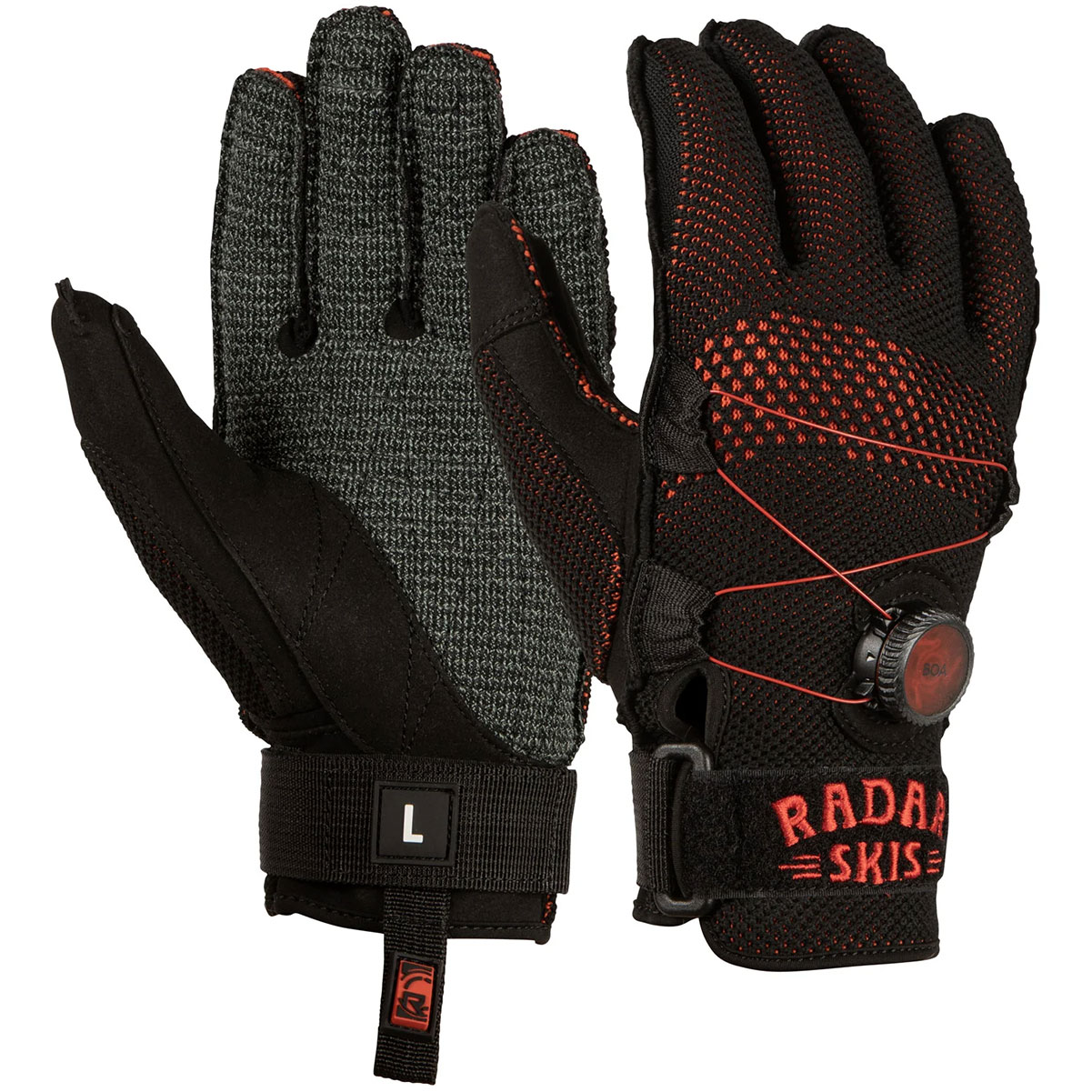 Buy RADAR Men's AirKnit-K BOA Black/Red Inside-Out Gloves online. Find best prices for Radar Gloves at GritrOutdoors – an Authorized Radar Dealer