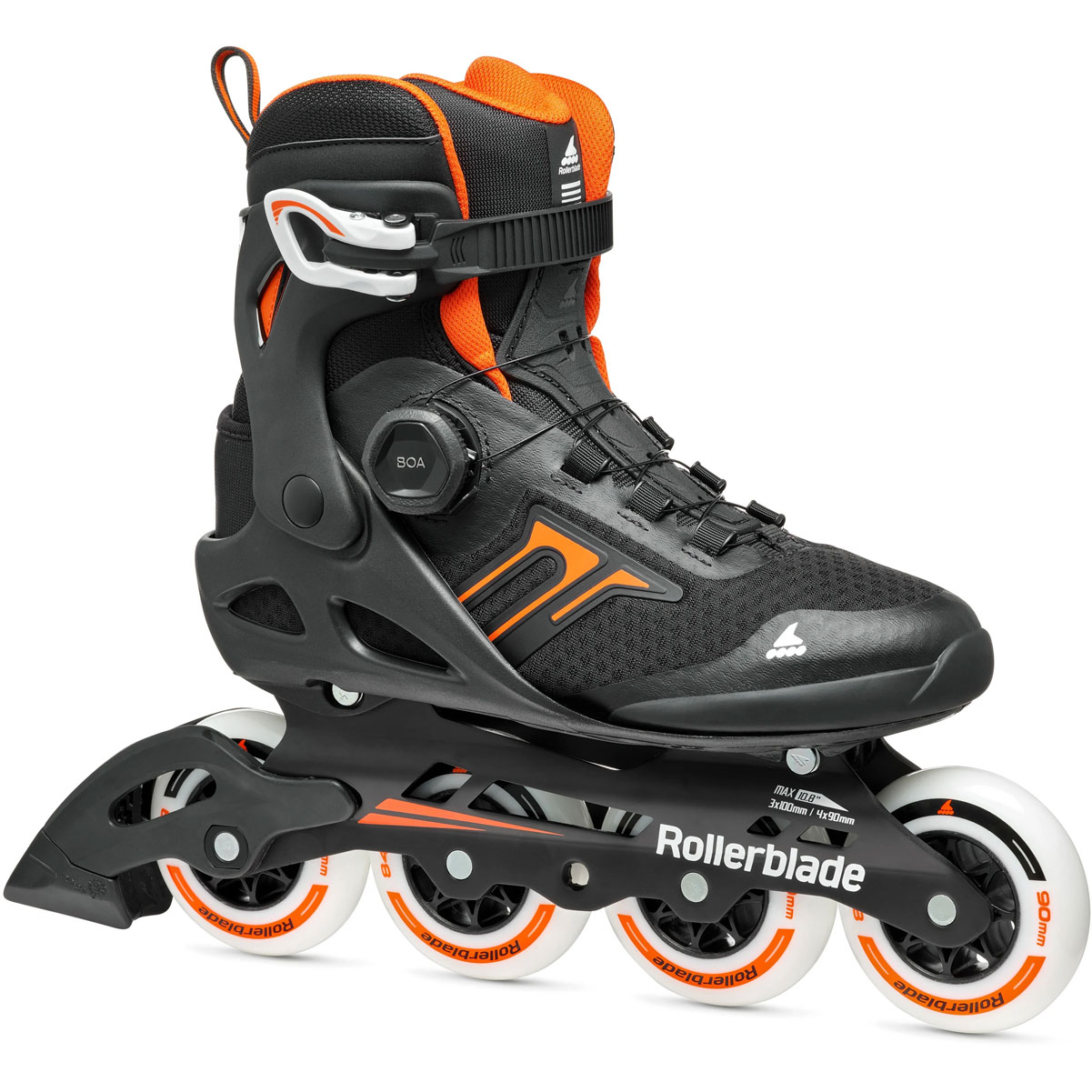 Buy ROLLERBLADE Macroblade 90 BOA Black/Orange Skates (07400100956) online. Find best prices for Rollerblade Skates at GritrOutdoors – an Authorized Rollerblade Dealer