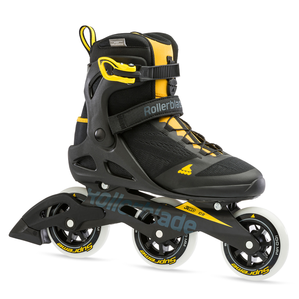 Buy ROLLERBLADE Men's Macroblade 100 3WD Black/Safron Yellow Fitness Inline Skate (07100200S25) online. Find best prices for Rollerblade Skates at GritrOutdoors – an Authorized Rollerblade Dealer