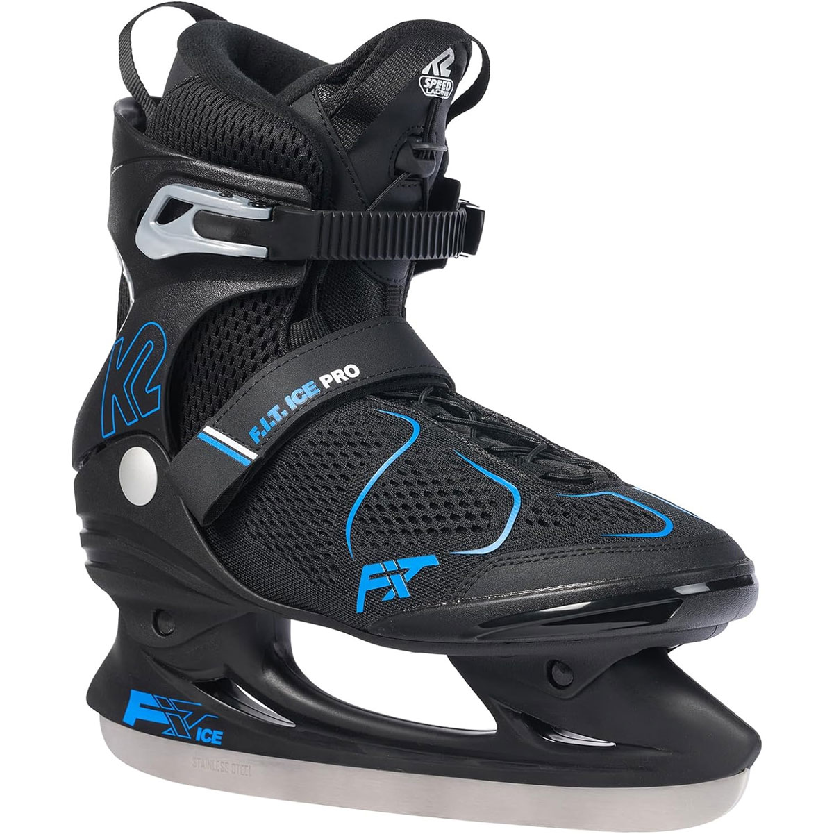 Buy K2 F.I.T. Ice Pro Black/Blue Skates (I230300301) online. Find best prices for K2 Skates Ice Skates at GritrOutdoors – an Authorized K2 Skates Dealer