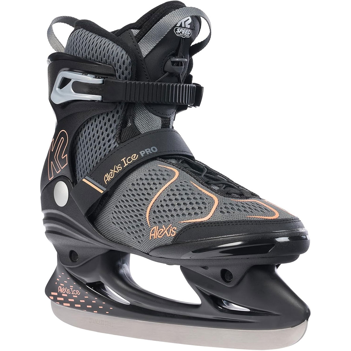Buy K2 Alexis Ice Pro Gray/Coral Skates (I230300401) online. Find best prices for K2 Skates Ice Skates at GritrOutdoors – an Authorized K2 Skates Dealer