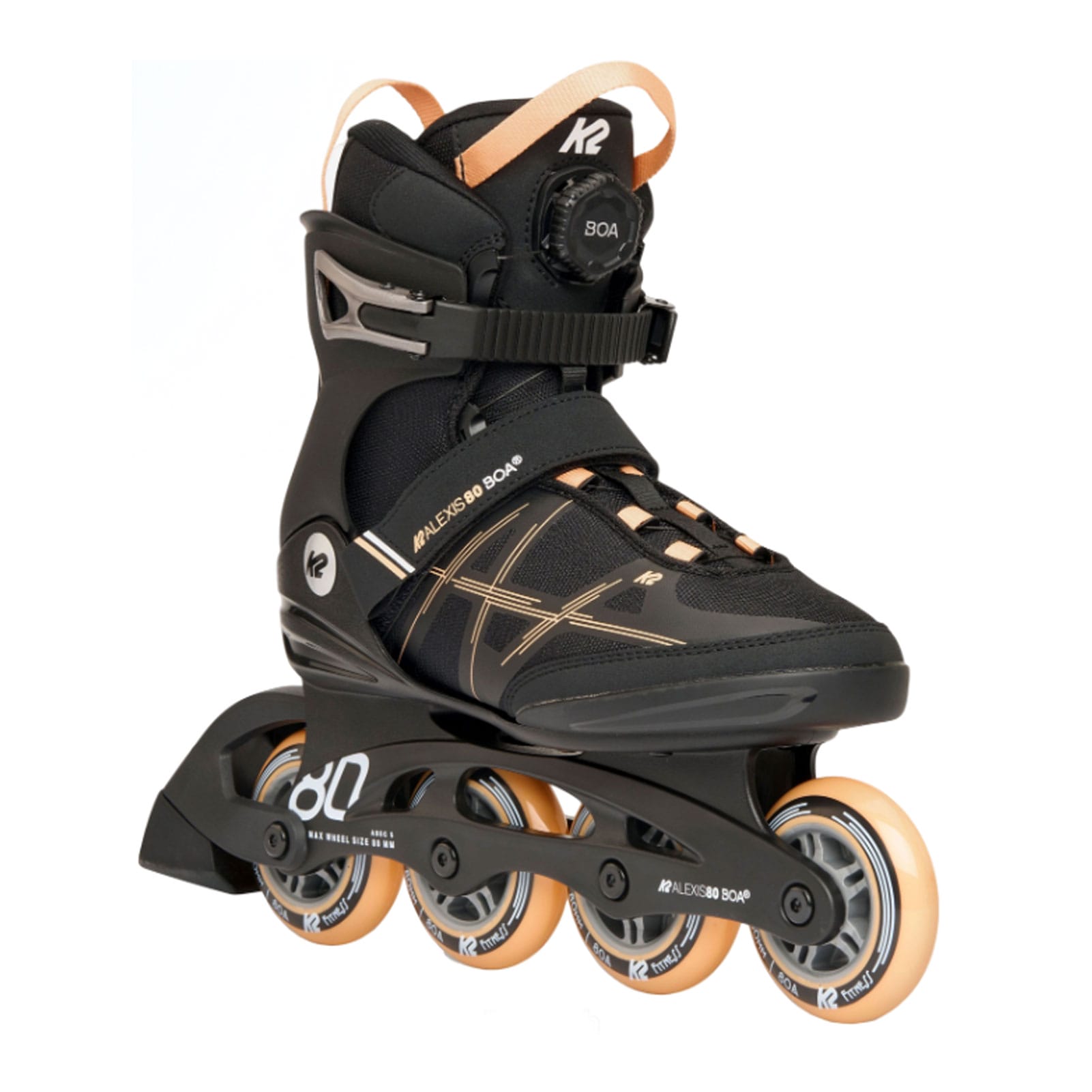 Buy K2 SKATE Women's Alexis 80 BOA Black/Pink Skates (I230200401) online. Find best prices for K2 Skates Skates at GritrOutdoors – an Authorized K2 Skates Dealer