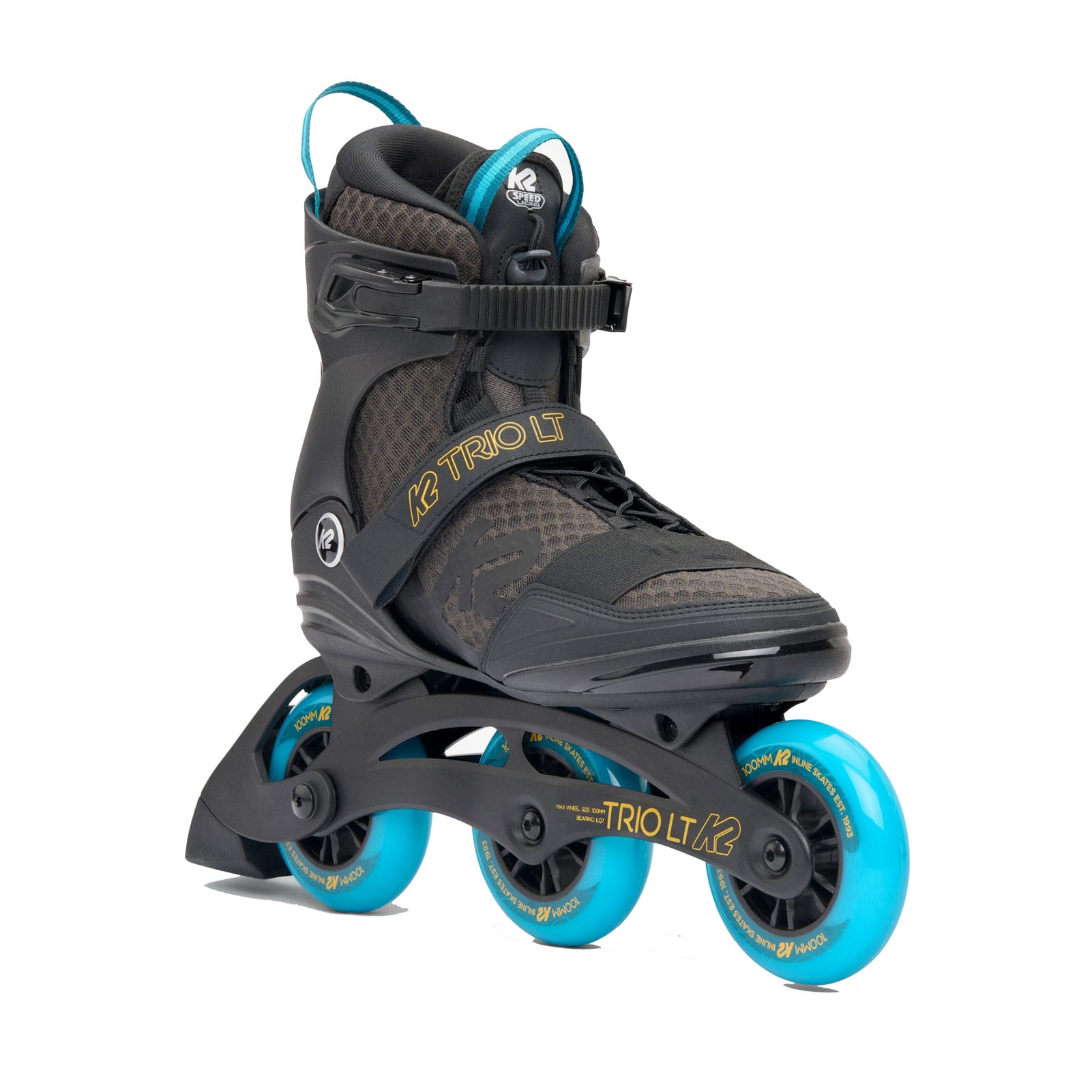 Buy K2 SKATE Men's Trio LT 100 Black/Blue Inline Skates (I230200501) online. Find best prices for K2 Skates Inline Skates at GritrOutdoors – an Authorized K2 Skates Dealer
