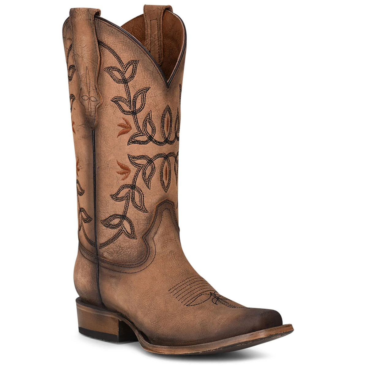 Buy CORRAL Women's Brown Flowered Embroidery Square Toe Boots (L2032) online. Find best prices for Corral Boots at GritrOutdoors – an Authorized Corral Dealer